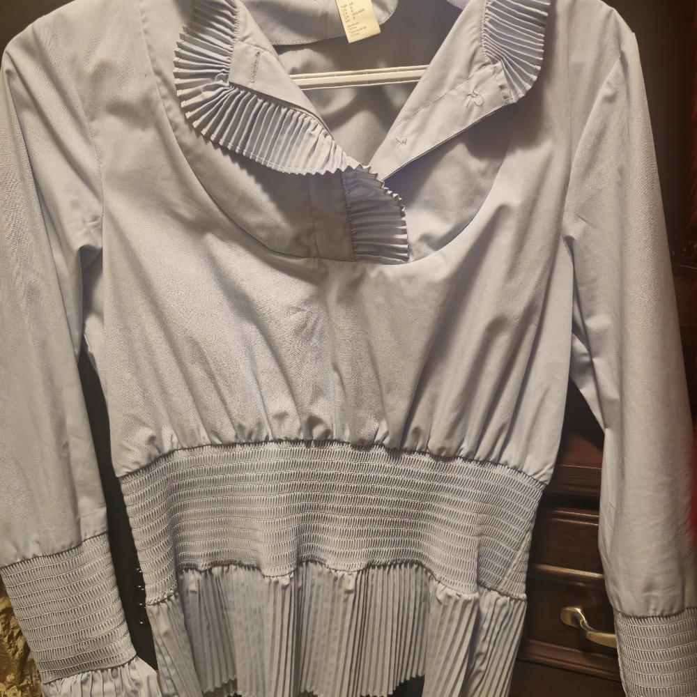 Baby blue blouse